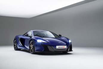 Картинка 2014+mclaren+650s автомобили mclaren синий металлик