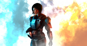 Картинка halo+3+odst видео+игры halo+3 +odst halo 3 odst девушка jane