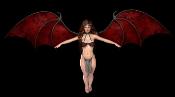 Картинка 3д+графика creatures+ существа кастаника крылья