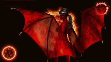 Картинка 3д+графика creatures+ существа крылья кастаника