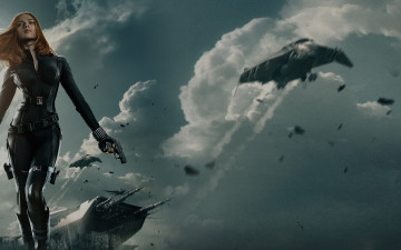 Картинка кино+фильмы captain+america +the+winter+soldier оружие девушка