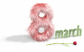 Картинка праздничные международный+женский+день+-+8+марта роза международный женский день пушистое 8 марта