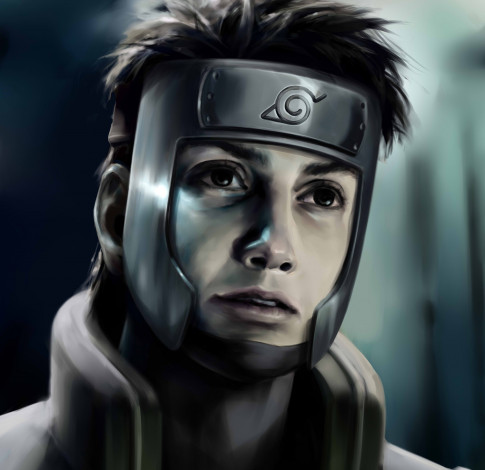 Обои картинки фото аниме, naruto, шиноби, лицо, парень, капитан, ямато