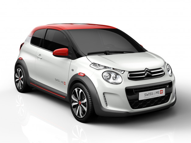 Обои картинки фото автомобили, citroen, swiss, c1, citroеn, me, concept, светлый, 2014