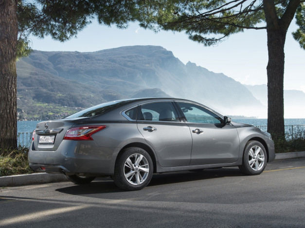 Обои картинки фото автомобили, nissan, datsun, 2014, l33, teana, темный