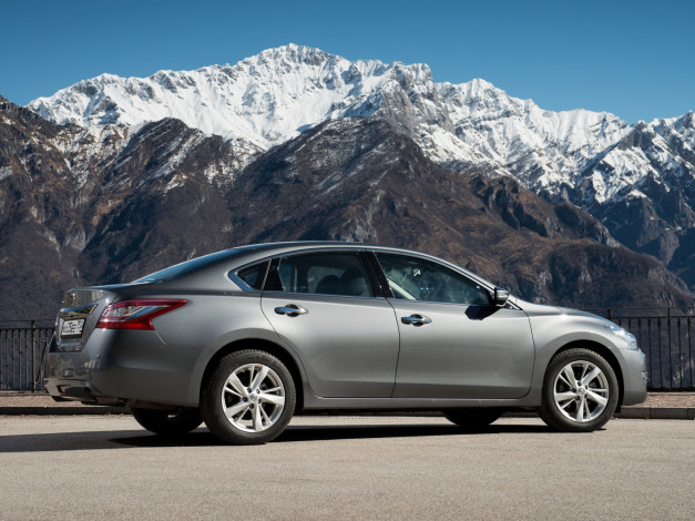 Обои картинки фото автомобили, nissan, datsun, l33, 2014, темный, teana