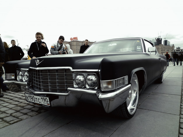 Обои картинки фото автомобили, выставки и уличные фото, cadillac, черный