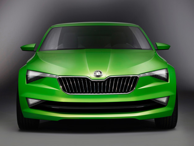Обои картинки фото skoda visionc concept, автомобили, 3д, concept