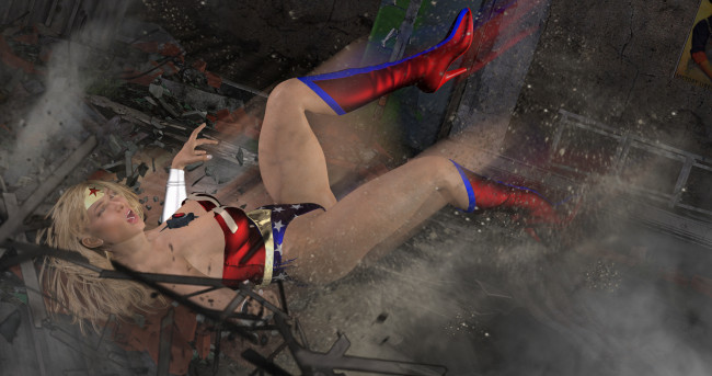 Обои картинки фото 3д графика, fantasy , фантазия, лежит, супермен