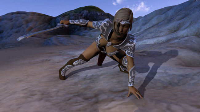 Обои картинки фото 3д графика, fantasy , фантазия, скала, существо