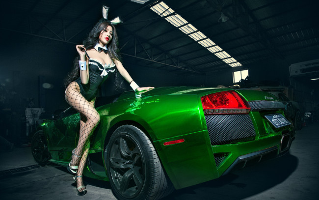 Обои картинки фото автомобили, авто с девушками, автомобиль, девушка, азиатка
