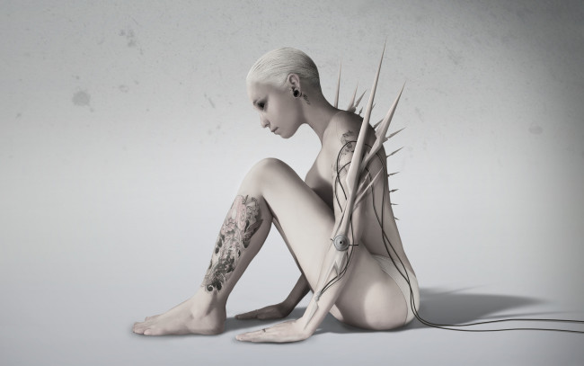 Обои картинки фото фэнтези, фотоарт, тату