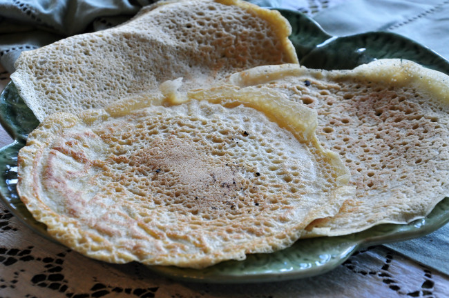 Обои картинки фото еда, блины,  оладьи, ажурные