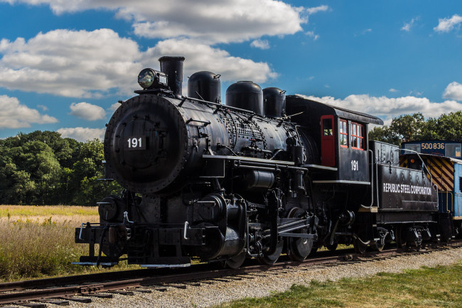 Обои картинки фото техника, паровозы, паровоз, рельсы, дорога, железная