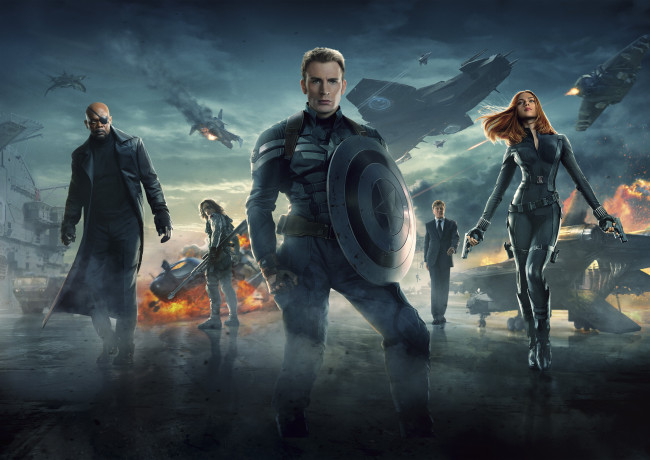 Обои картинки фото первый мститель другая война, кино фильмы, captain america,  the winter soldier, captain, america, the, winter, soldier, первый, мститель, другая, война