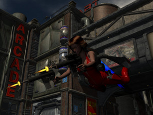 Картинка 3д+графика фантазия+ fantasy оружие фон взгляд девушка