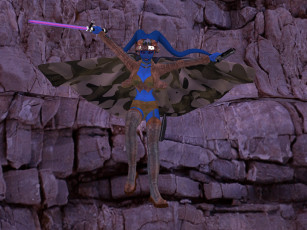 Картинка 3д+графика существа+ creatures оружие взгляд халк фон