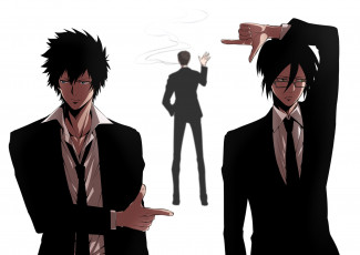 Картинка аниме psycho-pass uwabaki shoe rack sasayama mitsuru kougami shinya ginoza nobuchika