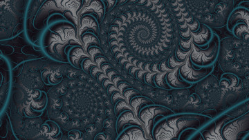 Картинка 3д+графика фракталы+ fractal цвета фон узор