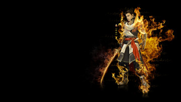 Картинка видео+игры ~~~другое~~~ воин огонь пламя оружие