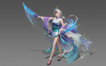 Картинка видео+игры ~~~другое~~~ арт навык меч персонаж игра аниме девушка воин