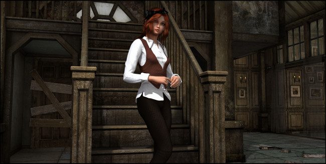 Обои картинки фото 3д графика, люди , people, фон, девушка, взгляд