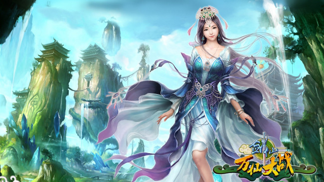 Обои картинки фото видео игры, ~~~другое~~~, игра, фентези, девушка, китай, меч, арт