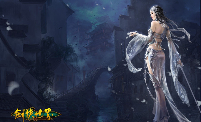 Обои картинки фото видео игры, ~~~другое~~~, арт, игра, фентези, девушка, jx, world2