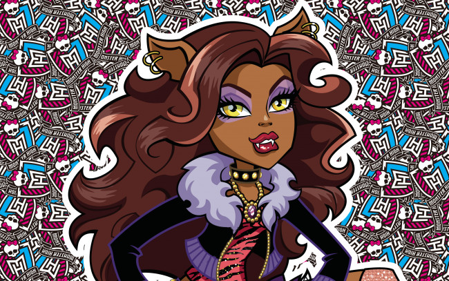 Обои картинки фото monster high, мультфильмы, - monster high, волосы, взгляд, оборотень, monster, high, девушка, школа, монстр, хай