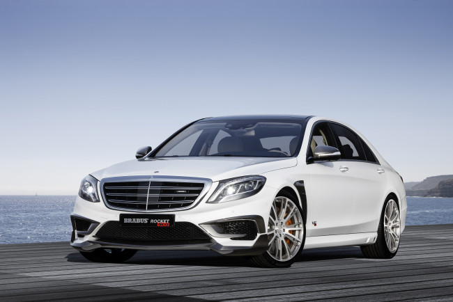 Обои картинки фото автомобили, brabus, rocket, 900, w222, 2015г, светлый