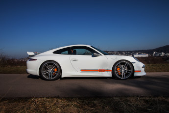 обоя автомобили, porsche, techart, coupe, carrera, 4, 911