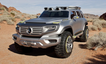 Картинка mercedes-benz+ener-g-force+concept автомобили mercedes-benz горы серебристый природа внедорожник джип concept ener-g-force