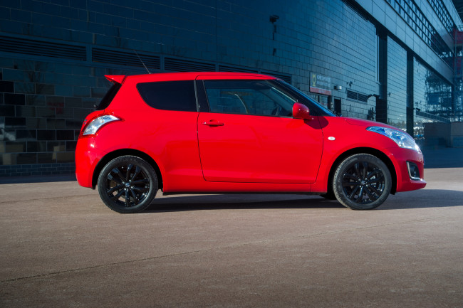 Обои картинки фото автомобили, suzuki, 2016, sz-l, 3-door, swift, красный