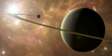 Картинка космос арт галактика звезды вселенная планеты