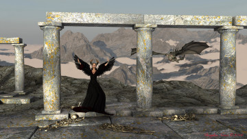 Картинка 3д+графика существа+ creatures фон взгляд кастаника арка