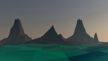 Картинка векторная+графика природа+ nature горы фон