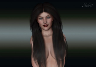 Картинка 3д+графика люди+ people фон взгляд девушка