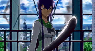 Картинка календари аниме девушка оружие взгляд