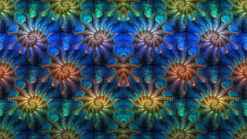 Картинка 3д+графика фракталы+ fractal фон цвета узор