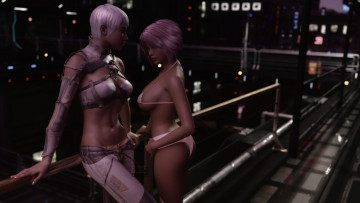 Картинка 3д+графика люди+ people фон взгляд девушки