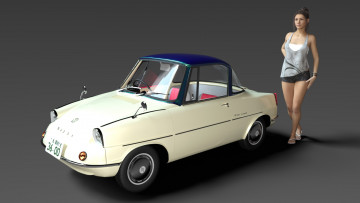 Картинка 3д+графика люди+ people взгляд девушка фон