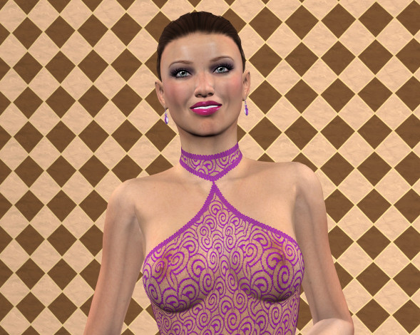 Обои картинки фото 3д графика, люди , people, взгляд, девушка, фон