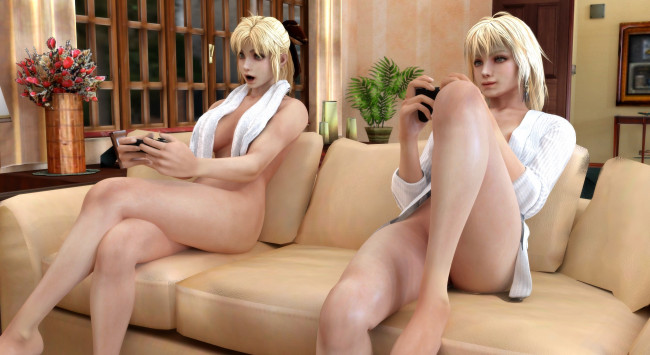 Обои картинки фото 3д графика, люди , people, фон, взгляд, девушки