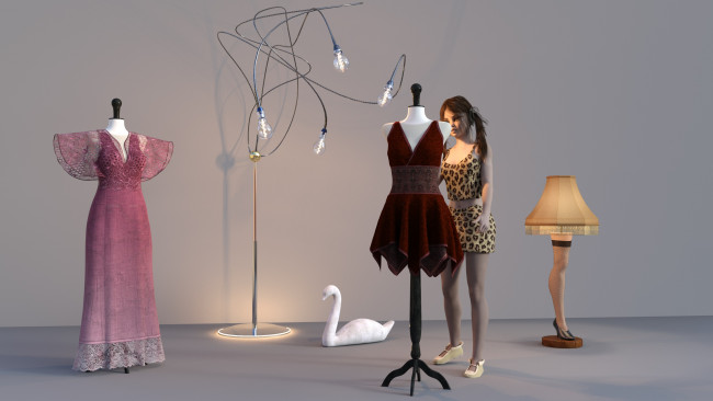 Обои картинки фото 3д графика, история , history, фон, взгляд, девушка