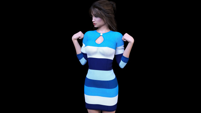 Обои картинки фото 3д графика, люди , people, фон, взгляд, девушка