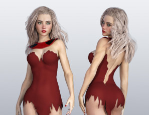 Картинка 3д+графика люди+ people фон взгляд девушка