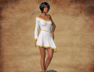 Картинка 3д+графика люди+ people фон взгляд девушка