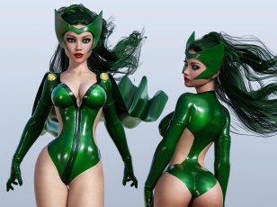 Картинка 3д+графика фантазия+ fantasy фон взгляд девушка