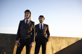 обоя flight facilities, музыка, группа