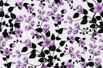 обоя векторная графика, цветы , flowers, цветы, фон, узор, бутоны, background, pattern, floral